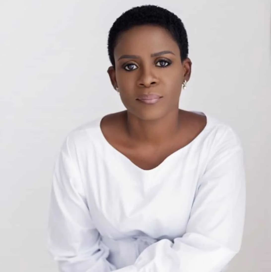 Photo of Abena Takyi-Kwakwa in white